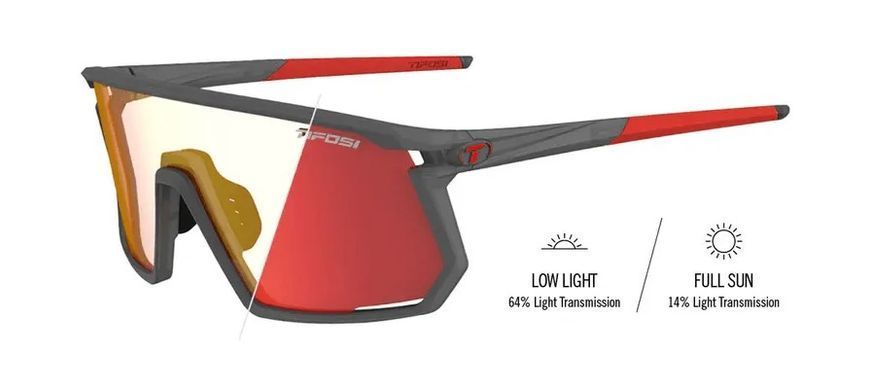 Очки Tifosi Moab Satin Vapor, линзы Clarion Red Fototec (64-14%) 1880302830 фото