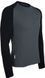 Термофутболка с длинным рукавом Icebreaker BF 260 LS Crewe MEN charcoal/black L IBF 164 096 L фото 1