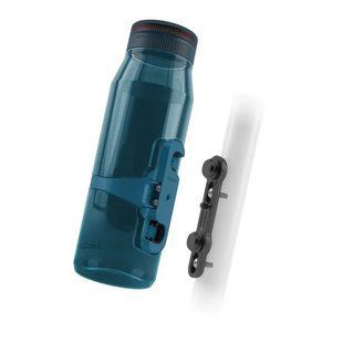 Фляга с коннектором и базой FIDLOCK TWIST bottle 700мл, прозрачная/синяя 4251207 404436 фото