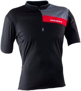 Велофутболка Race Face Podium Jersey SS Black/Red M JA515003 фото