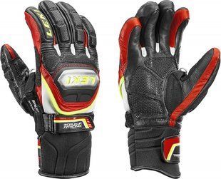 Перчатки горнолыжные LEKI Worldcup Race TI S Speed System black-red-white-yellow 10,5 636 80173 105 фото