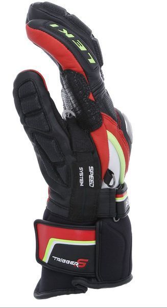 Рукавички гірськолижні LEKI Worldcup Race TI S Speed System black-red-white-yellow 10,5 636 80173 105 фото