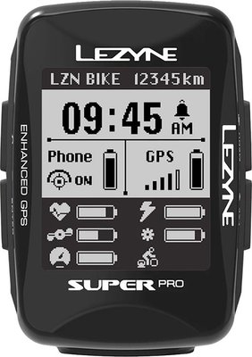 Велокомпьютер Lezyne Super Pro GPS Smart Loaded, черный Y13 4712806 003715 фото
