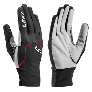 Рукавички гірськолижні LEKI Nordic Skin black-red-graphite 9 643 919301 090 фото