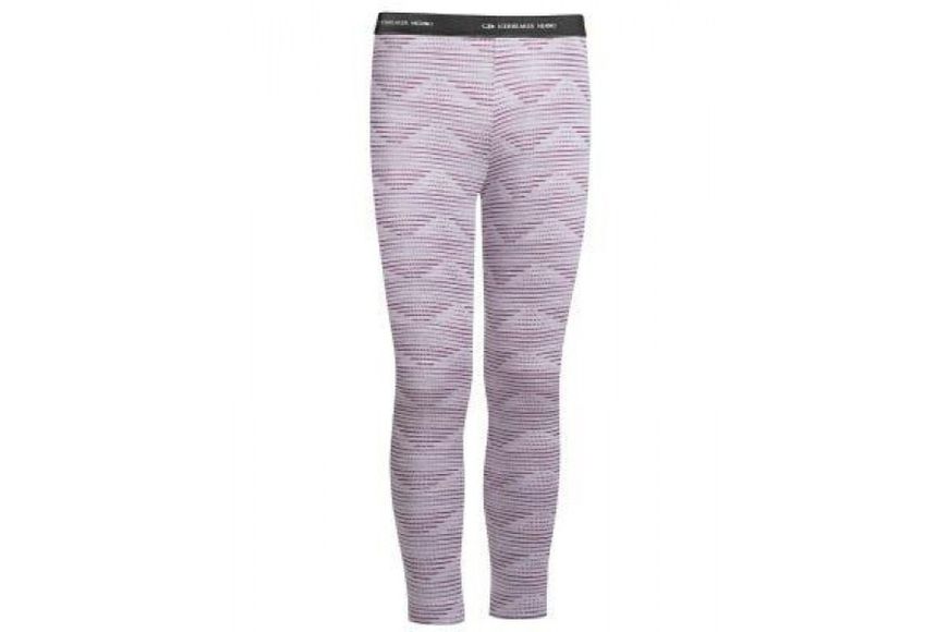 Термоштани ICEBREAKER Oasis Crewe Liggings diamond print silk hthr, 4 103 883 501 04 фото