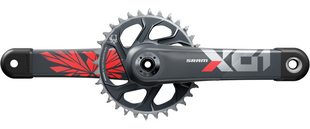 Шатуны Sram X01 Eagle Superboost+ DUB Direct Mount 32T X-sync 2 Chainring Lunar Oxy Red, 165 мм 00.6118.603.014 фото