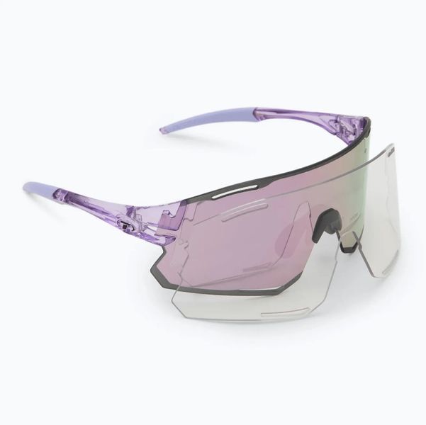 Очки Tifosi Rail Race Crystal Purple, линзы Clarion Purple (13%)/Clear (90%) 1760103713 фото