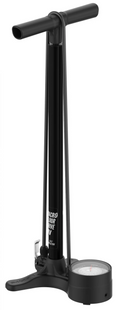 Напольный насос LEZYNE MACRO FLOOR DRIVE HV DV Манометр 3,5" Черный матовый 100psi Y18 4710582 553318 фото