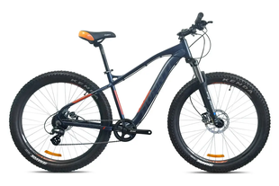Велосипед Avanti Boost, гідравліка 27.5x3.0 M, Blue with orange AVT-655-03 фото