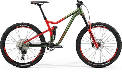 Велосипед MERIDA ONE-FORTY 700 M (17) GREEN/RED 6110878516 фото