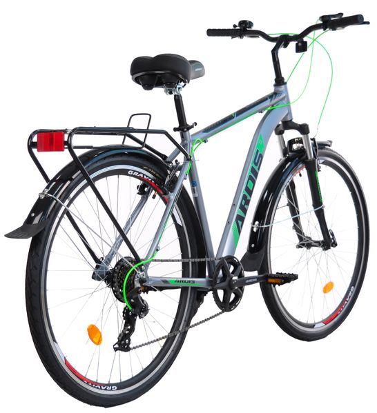 Велосипед ARDIS CTB 28 AL "COLT", 17", Зелено-сірий 02581 фото