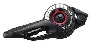 Шифтер Shimano SL-TZ500, 7 швидкостей (індексний), правий, трос ESLTZ5007RA фото