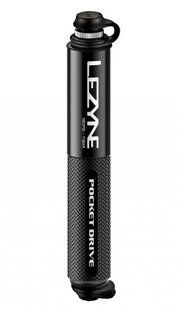 Ручной насос LEZYNE POCKET DRIVE PRO, 160psi, Черный матовый 4710582 548413 фото