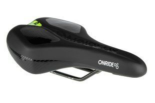 Седло ONRIDE Merlin, Comfort Plus, стальные рамки, черный, 265х162мм 6936116100015 фото