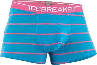 Термотрусы Icebreaker BF 150 Anatomica Boxer MEN Stripe aegean/shocking S 101 123 M36 S фото