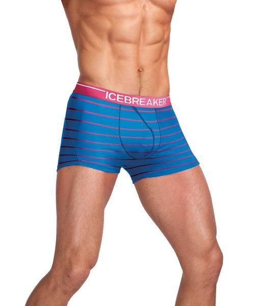 Термотрусы Icebreaker BF 150 Anatomica Boxer MEN Stripe aegean/shocking S 101 123 M36 S фото