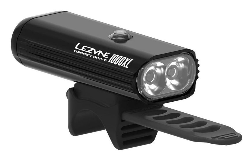 Комплект світла Lezyne Connect Drive PRO 1000XL / Strip Connect Pair, (1000/150 lumen), чорний Y13 4712806 002688 фото