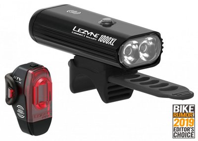 Комплект света Lezyne Connect Smart 1000XL / KTV Smart Pair, (1000/75 lumen), черный Y13 4712806 002695 фото