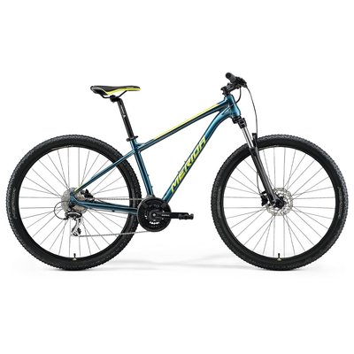 Велосипед MERIDA BIG.NINE 20-3X, M (17), TEAL-BLUE (LIME) A62211A 01541 фото