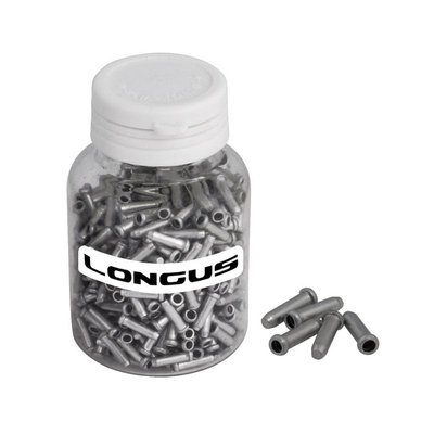 Кінцевик троса Longus, срібний (500шт) 42421 фото