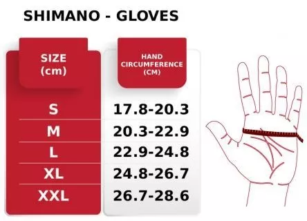 Перчатки Shimano Windstopper Primaloft, черный, M ECWGLBWXS25ML0105 фото