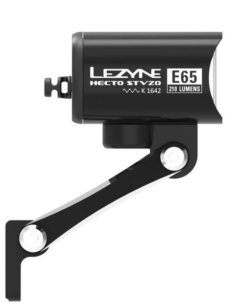Переднє світло для електровелосипеда Lezyne Ebike Hecto STVZO E65, (210 lumen), чорний Y14 4712806 003111 фото