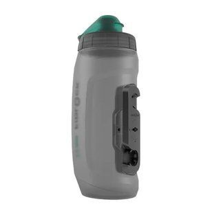 Антибактериальная фляга с конектором FIDLOCK TWIST single bottle 590 мл, прозрачная/черная 4251207 403736 фото