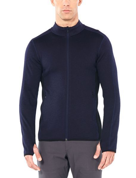 Термокофта Icebreaker Elemental LS Zip MEN Midnight Navy/Black M 104 896 B01 M фото