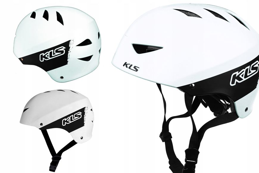 Шлем KLS Jumper, белый, S/M (54-57 см) 8585053818946 фото