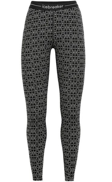 Термоштаны Icebreaker 250 Vertex Leggings Alpine Geo WOMEN, BLACK/SNOW/J, M IB0 A56 IC672 M фото