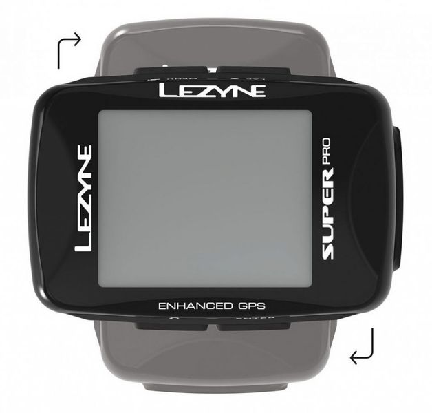 Велокомпьютер Lezyne Super PRO GPS, черный 4712806 002831 фото