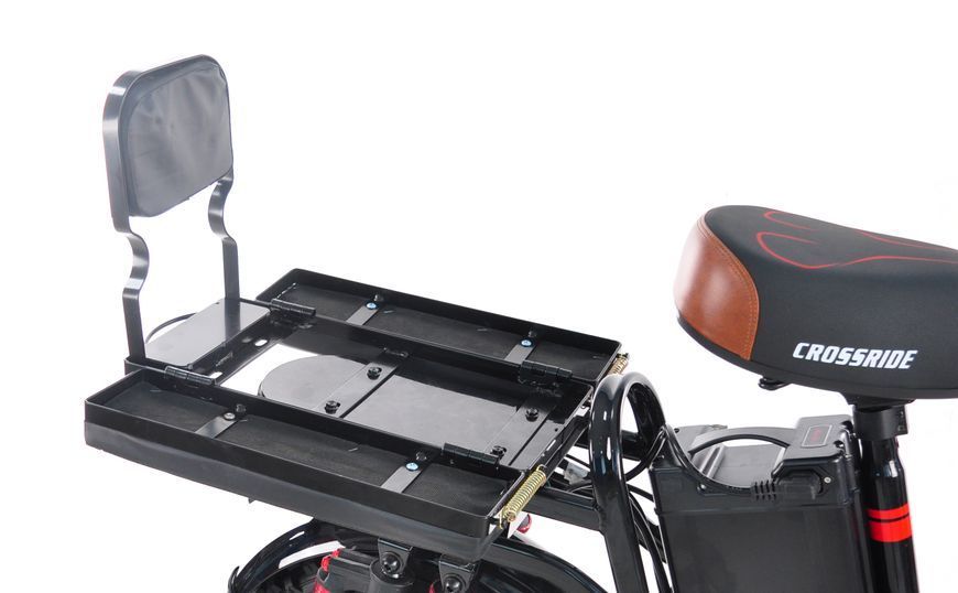 Електровелосипед СROSSRIDE VOLT CTB 16", Чорний (зі складним сидінням) 4074Е фото