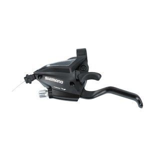 Тормозная ручка/шифтер (моноблок) Shimano ST-EF500, левая, 3 скорости, ОЭМ ASTEF5002LSBL фото