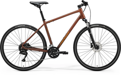 Велосипед MERIDA CROSSWAY 100, L, MATT BRONZE (SILVER-BROWN), 2024 A62411A 01494 фото