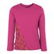 Термофутболка з довгим рукавом ICEBREAKER Kids LS Crew Garden magenta/lotus, 8 101 318 501 08 фото 1