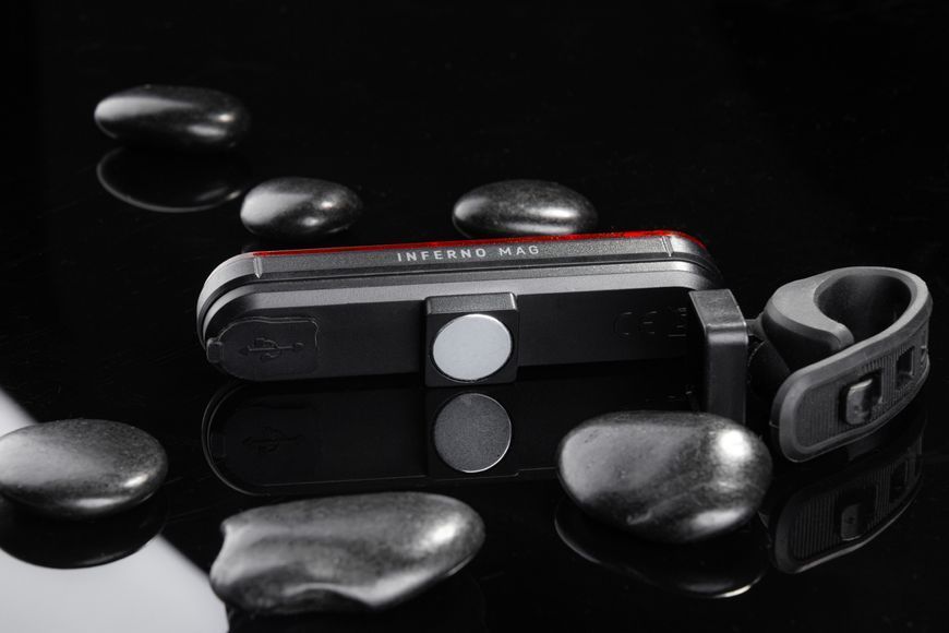 Заднє світло ONRIDE Inferno 20 Mag чорний (100 lm, 700 mAh, Type-C), пластикове, кріплення на магніт 2526116104619 фото