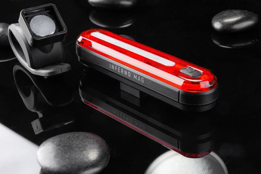 Заднє світло ONRIDE Inferno 20 Mag чорний (100 lm, 700 mAh, Type-C), пластикове, кріплення на магніт 2526116104619 фото