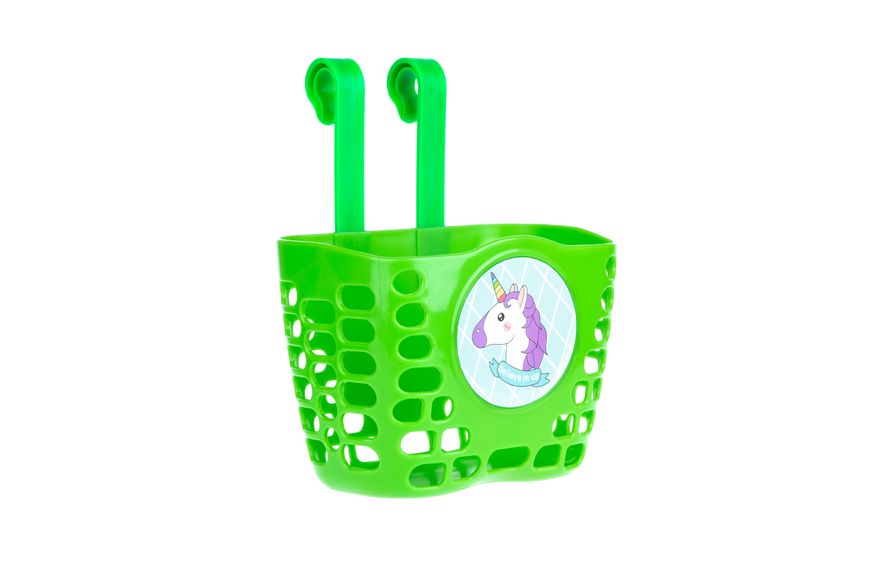 Корзина детская на руль ONRIDE Pony Mini, для велосипедов 12-14», зеленый 6936116101508 фото