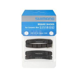 Гальмівні колодки V-brake Shimano BR-M970/M739 касетна фіксація, керамічне покриття (2 пари) Y8AA98042 фото