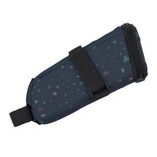 Сумка підсідельна KLS Tilt T-strap M темно-синій, дизайн-конфетті 8585053828242 фото