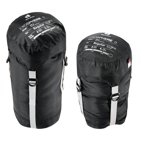 Спальний мішок Deuter Exosphere 0° колір 7530 black-fire лівий 3700121 7530 1 фото