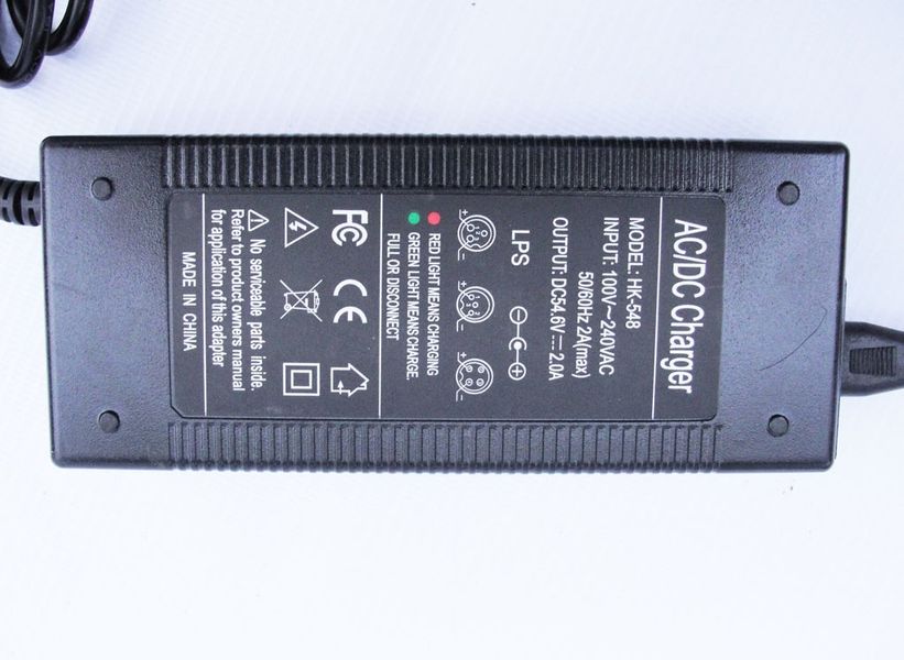 Зарядное устройство 48V 2A для литиевого аккумулятора zar48v2a фото