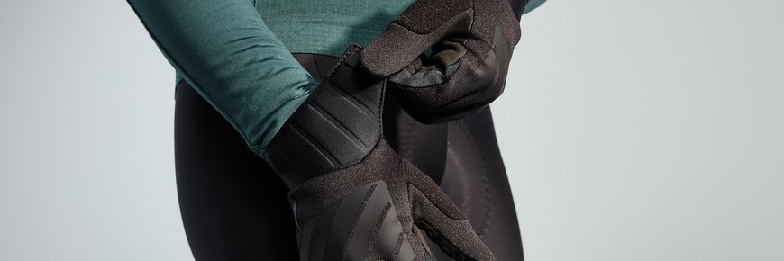 Велорукавички Specialized SOFTSHELL THERMAL GLOVE WMN BLK L (67221-4404) 888818660827 фото