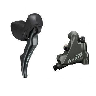 Тормоз задний Shimano Tiagra R4720, дисковая гидравлика, калипер BR-4770, гидролиния 1700мм, 10 шв, J-kit I4720DRRDSC170A фото