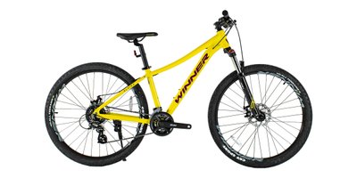 Велосипед WINNER ALPINA 27.5 (2x7) (2022) 17" Жовтий 22-349 фото