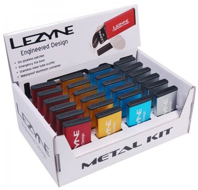 Ремкомплект Lezyne Metal Kit Box – USA (24 шт.) 4712805 979172 фото