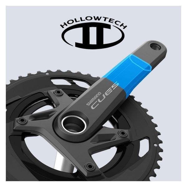Шатуны Shimano FC-U6040-1, CUES, встроенная ось, 170мм, 40з, 9-11-шв. EFCU60401CXB0X фото