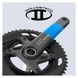 Шатуны Shimano FC-U6040-1, CUES, встроенная ось, 170мм, 40з, 9-11-шв. EFCU60401CXB0X фото 2