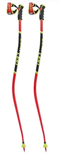 Палки горнолыжные Leki WCR SG/DH 3D bright red-black-neonyellow 120 cm 652 67731 120 фото