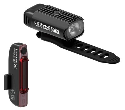 Комплект світла Lezyne Hecto Drive 500XL/Stick Pair, (500/30 lumen), чорний Y14 4710582 543463 фото